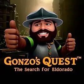 Logo of Gonzo's Quest from NetEnt at Oscar Spin Casino