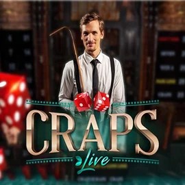 Live Casino logo of Live Craps from Evolution at Oscar Spin Casino