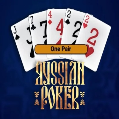 Russian Poker logo – Table Games by OneTouch Games at Oscar Spin Casino
